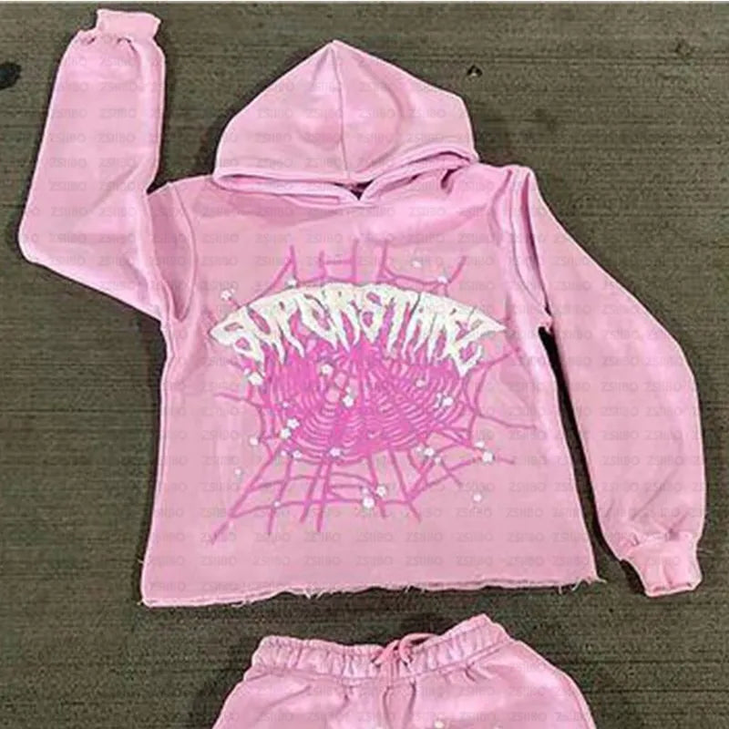 Streetwear Y2K Hoodies Men Harajuku Hip Hop Graphic Printing Loose Sweatshirts Women 2024 Punk Rock Gothic Clothes Tops Pants