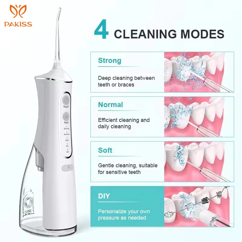 Wholesale IPX7 Waterproof Electric Teeth Cleaning Water Flosser Cordless for Oral Irrigator USB Power for Home Travel Dental