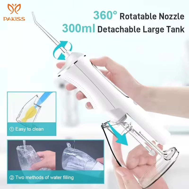 Wholesale IPX7 Waterproof Electric Teeth Cleaning Water Flosser Cordless for Oral Irrigator USB Power for Home Travel Dental