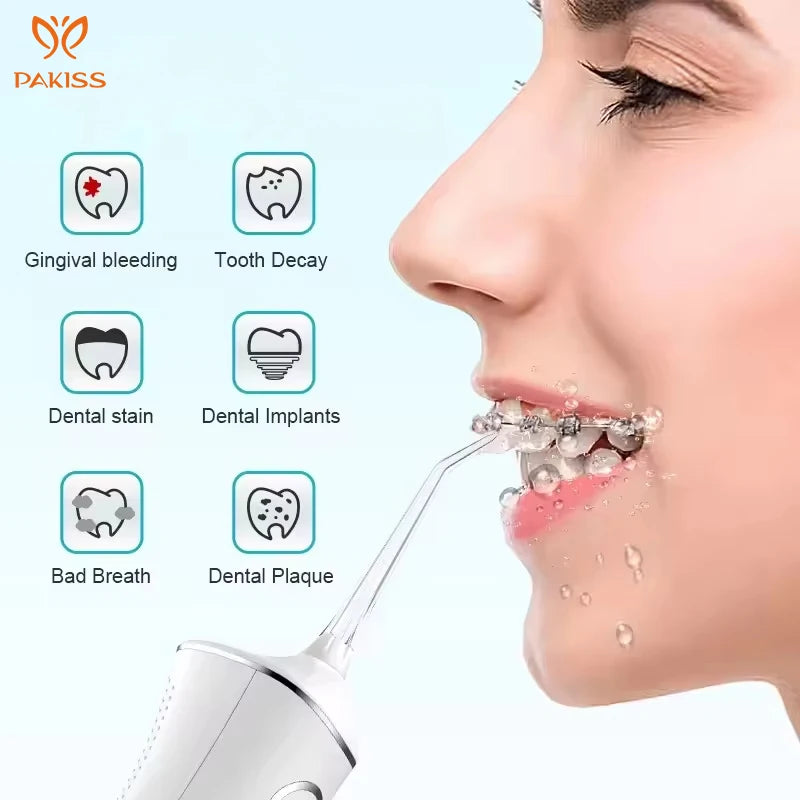 Wholesale IPX7 Waterproof Electric Teeth Cleaning Water Flosser Cordless for Oral Irrigator USB Power for Home Travel Dental