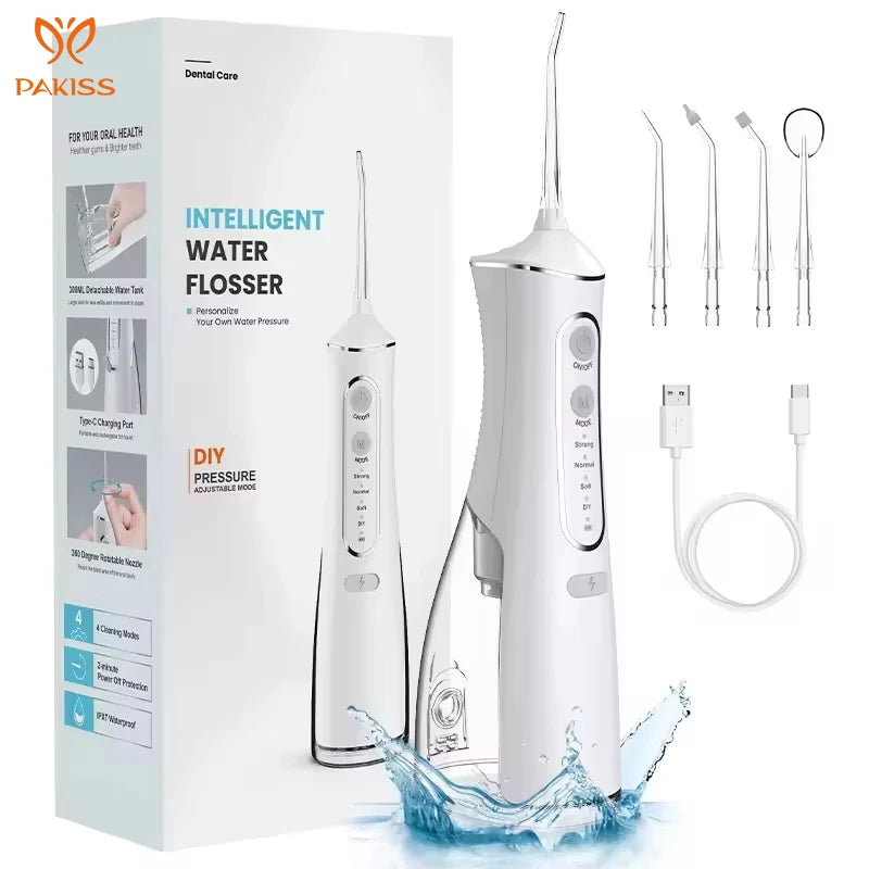 Wholesale IPX7 Waterproof Electric Teeth Cleaning Water Flosser Cordless for Oral Irrigator USB Power for Home Travel Dental