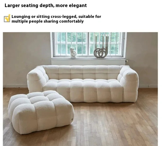 Family Luxury Living Room Sofas European Modern Plush Reclining Sofa Corner Lounger Muebles Para El Hogar Home Decoration