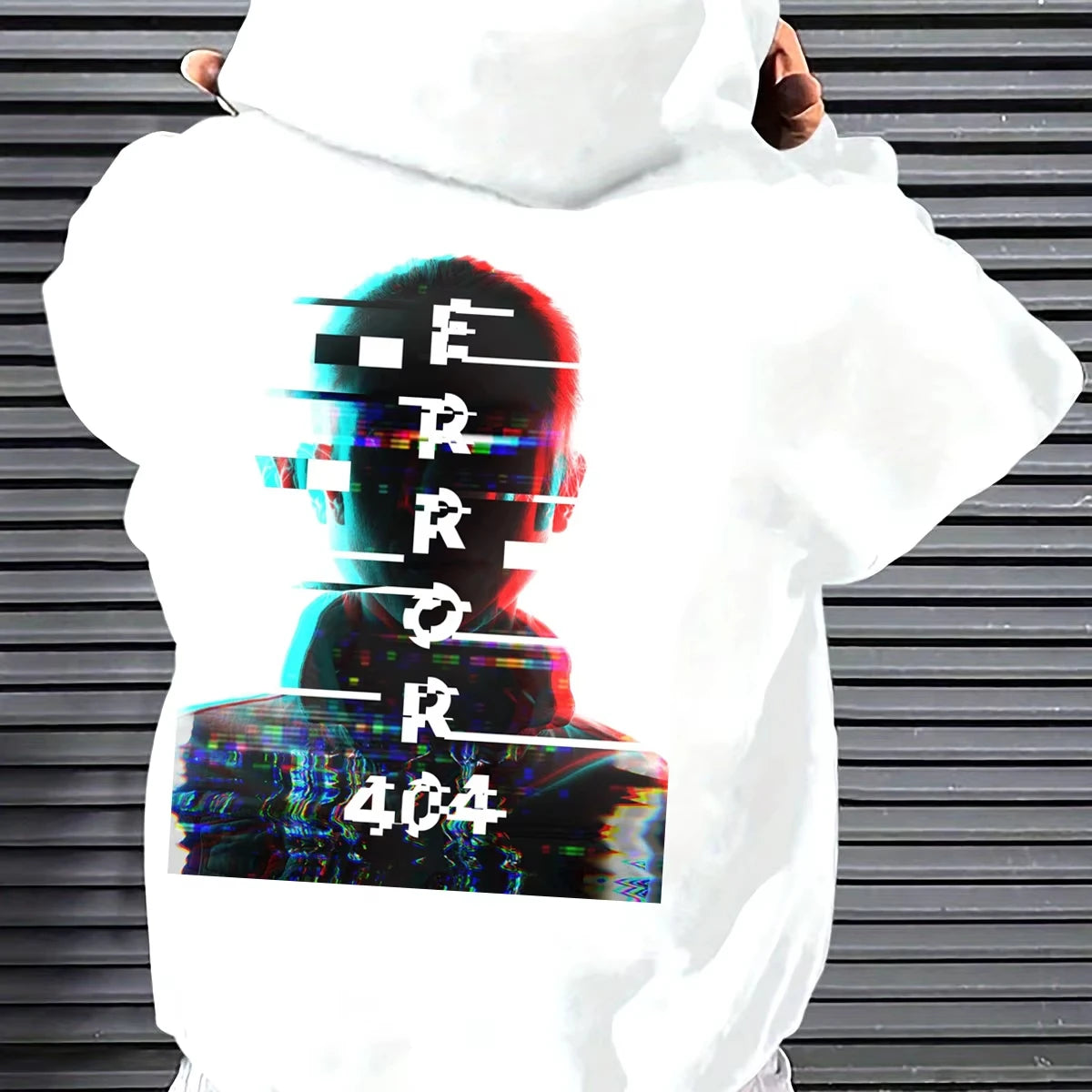 Harajuku Men's Hoodie Hip Hop Pullover Hooded 404 Graphic Casual Sweatshirts Men Women Oversize Cotton Hoodies Mens Clothing.