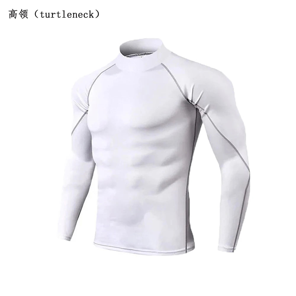 Men Workout Long Sleeve T- shirt Spring Autumn Gym Running Sport Men's T-shirts Fitness Sportswear Outdoor Tops For Men Clothes