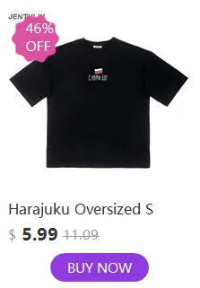 Y2K T-shirt Short Kpop Street Fashion Print Unisex Short Sleeve Tops Casual Loose Drawstring Shorts Pant Women Men Clothing Tees