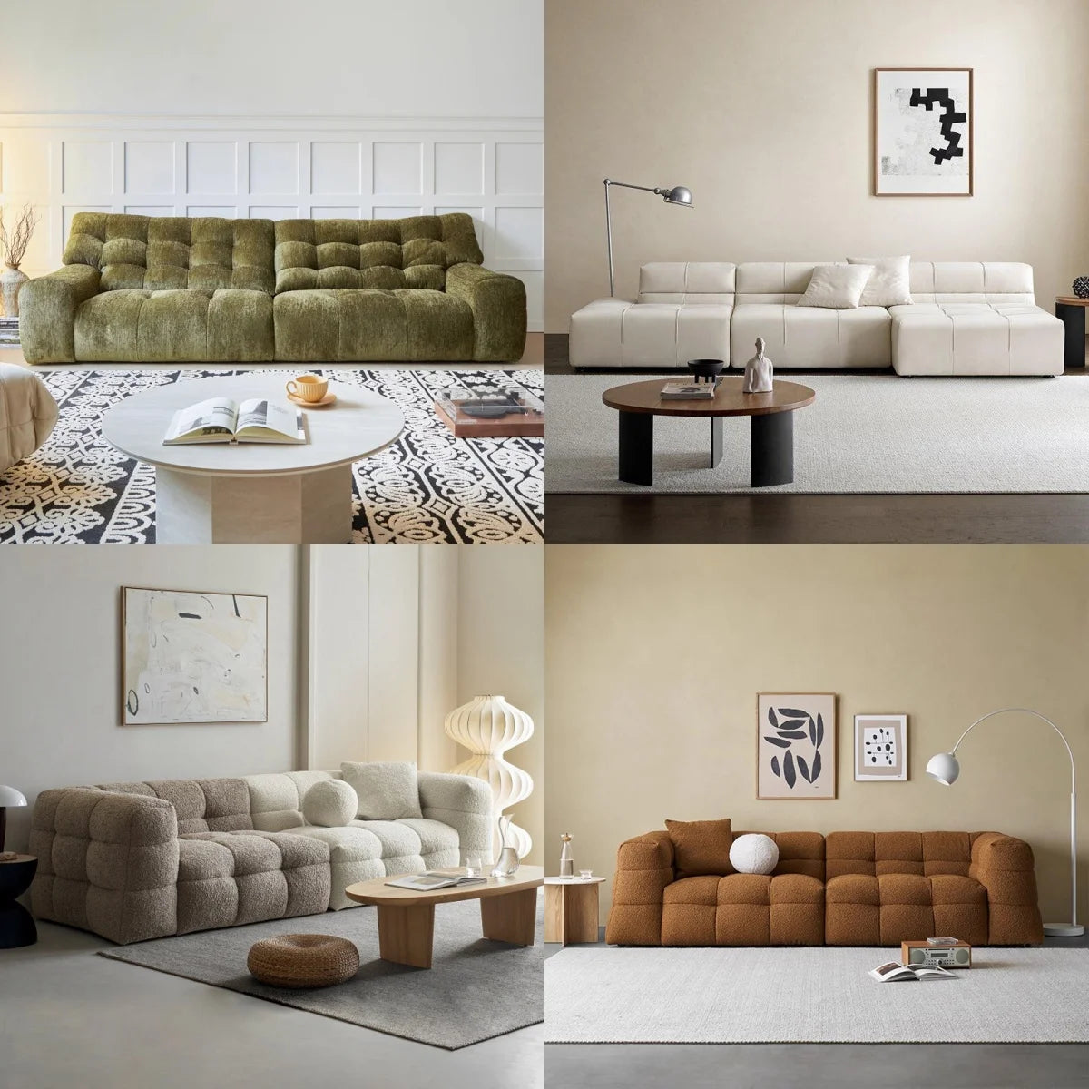 Wholesale Premium Sectional Sofas New Design Living Room Puff Sofa Set Furniture Luxury Modern Home Decor High-end Furniture Set