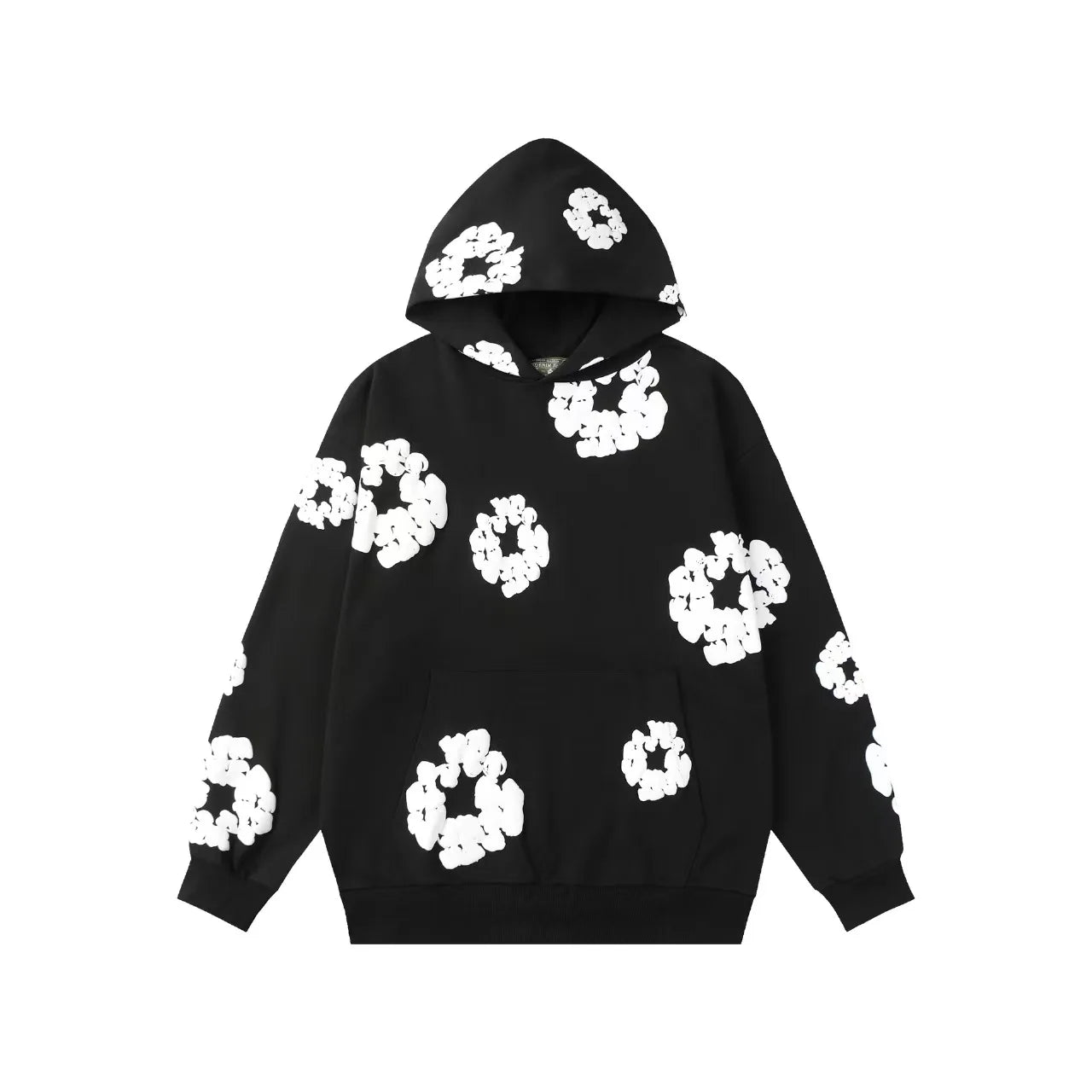 DENIM TEARS Cotton Street Trendy High Quality American Men's and Women's Loose Couple Hoodie