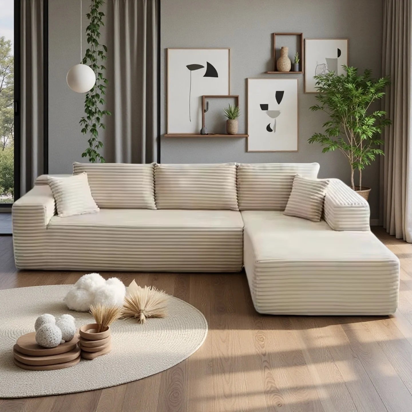 Tofu Block Vacuum Compression Sofa, Lazy Module Combination, Living Room, Small Apartment, Modern and Simple Fabric Sofa