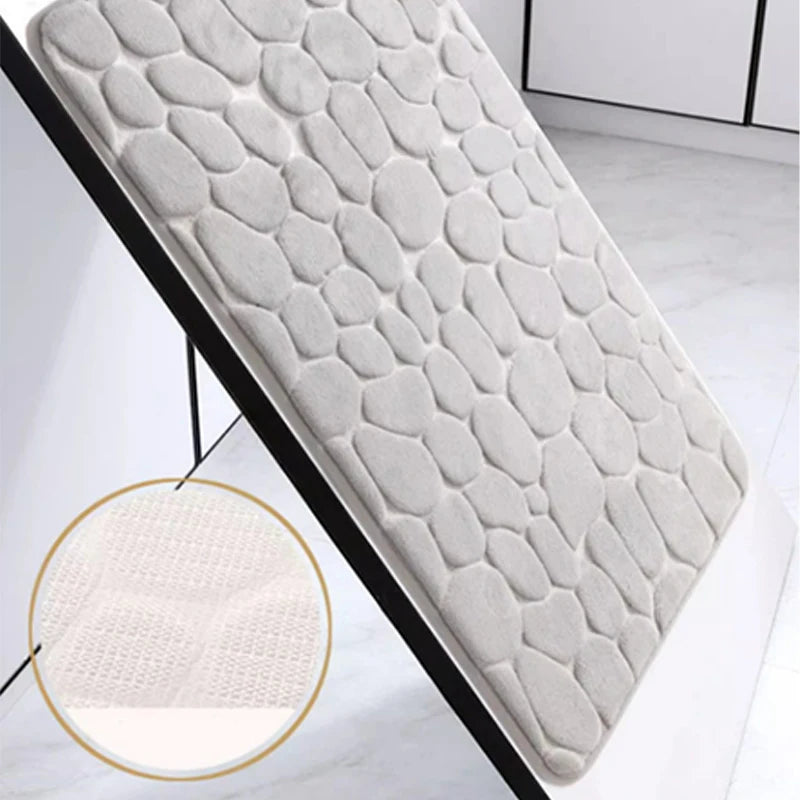 【Hot sales】Bathroom Floor Mat Absorbent Floor Mat Bathroom Door Door Toilet Quick-drying Non-slip Carpet Door Mat Entry Mat