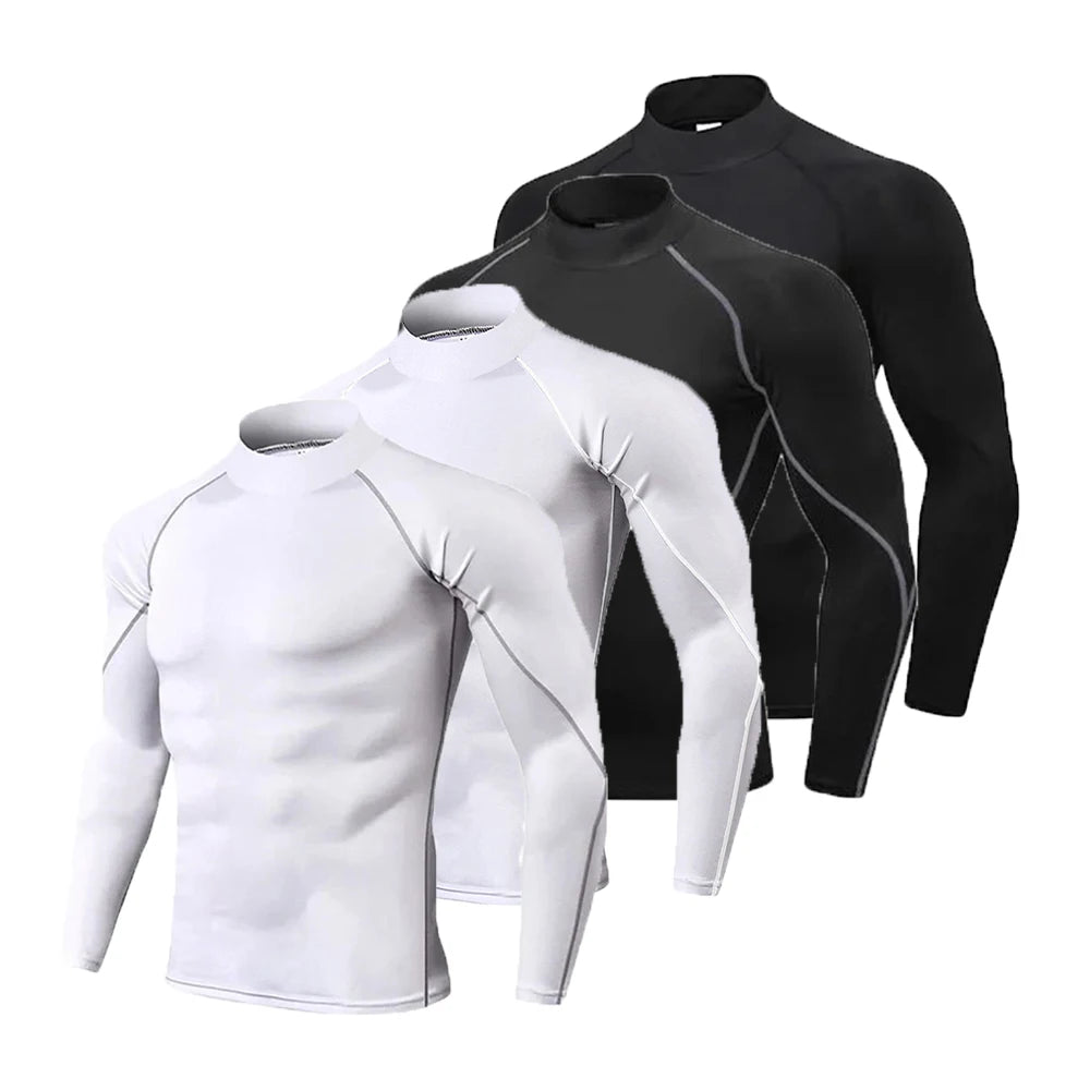Men Workout Long Sleeve T- shirt Spring Autumn Gym Running Sport Men's T-shirts Fitness Sportswear Outdoor Tops For Men Clothes