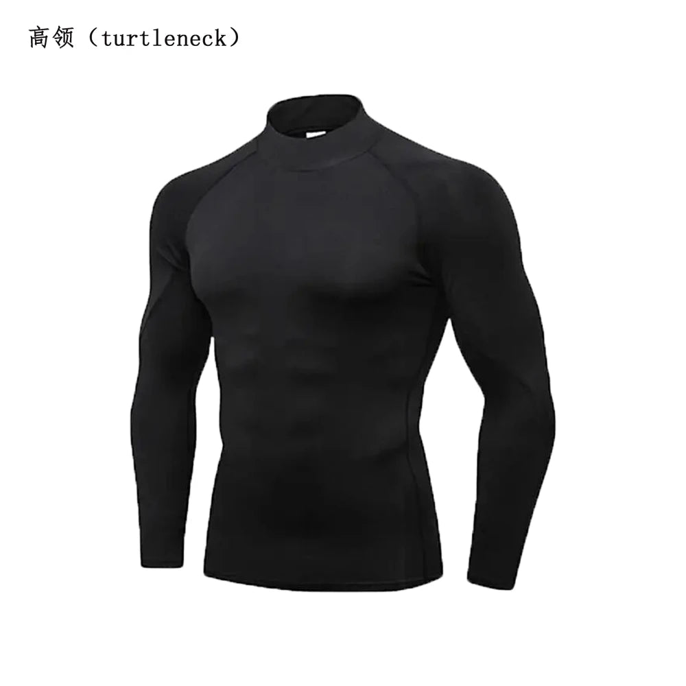 Men Workout Long Sleeve T- shirt Spring Autumn Gym Running Sport Men's T-shirts Fitness Sportswear Outdoor Tops For Men Clothes