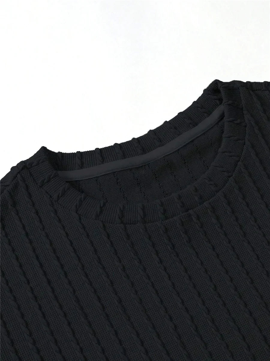 Men's Two Pcs Suits Outdoor Sports Running T-shirt Shorts Sets Solid Stripe Short-sleeve Men Spring Summer Casual Gym Sportswear