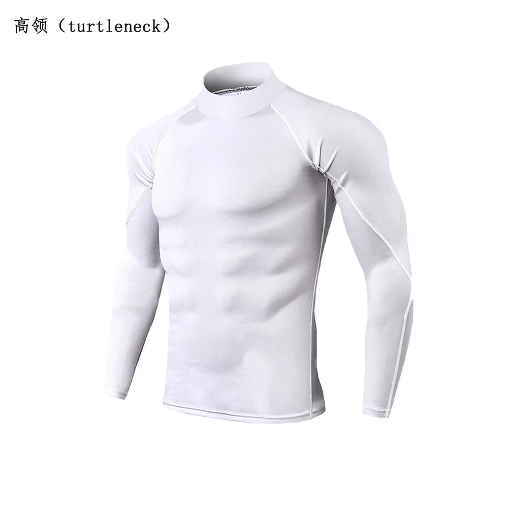 Men Workout Long Sleeve T- shirt Spring Autumn Gym Running Sport Men's T-shirts Fitness Sportswear Outdoor Tops For Men Clothes