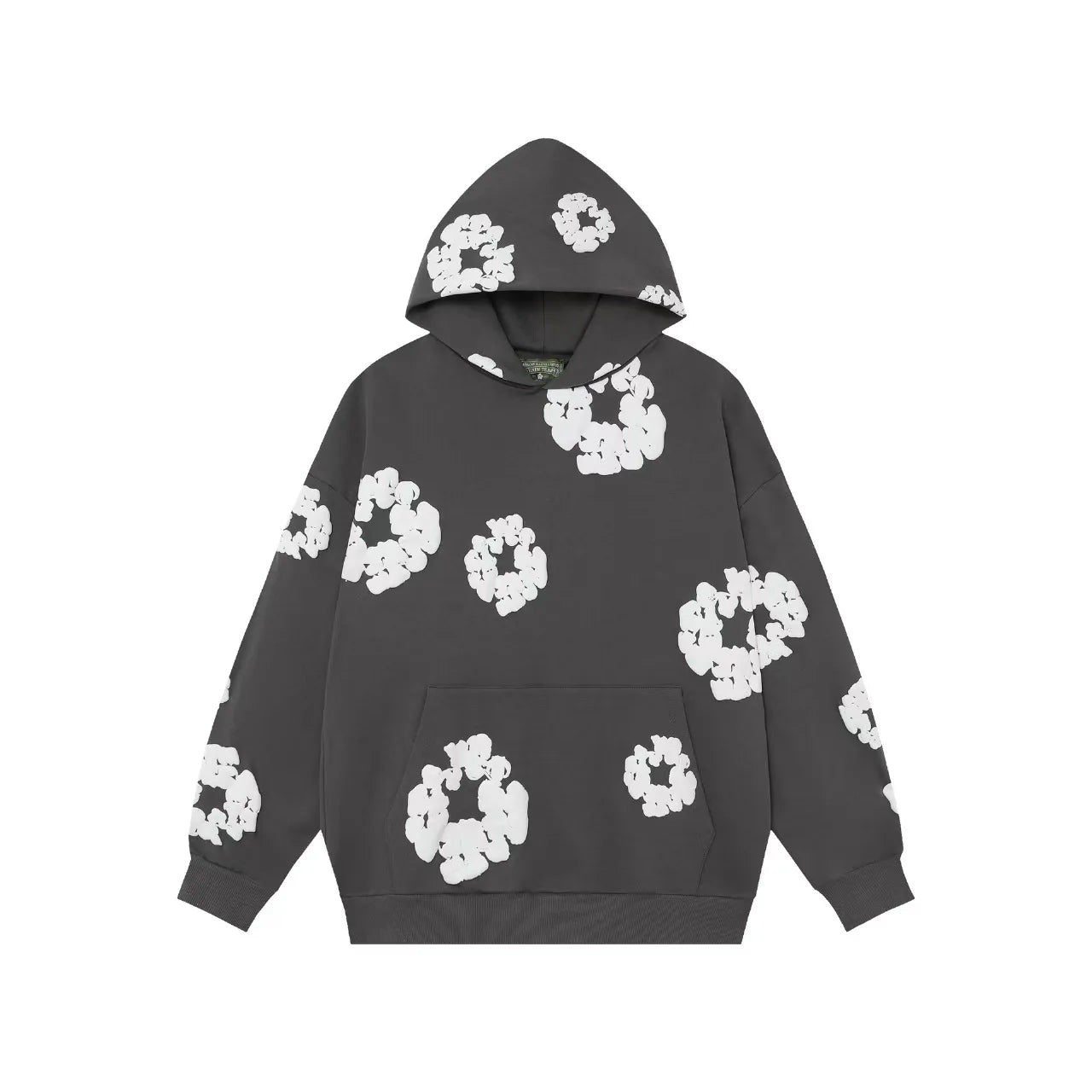 DENIM TEARS Cotton Street Trendy High Quality American Men's and Women's Loose Couple Hoodie