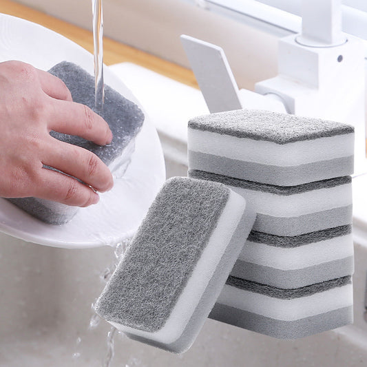 Double-sided Cleaning Spongs Household Scouring Pad Kit