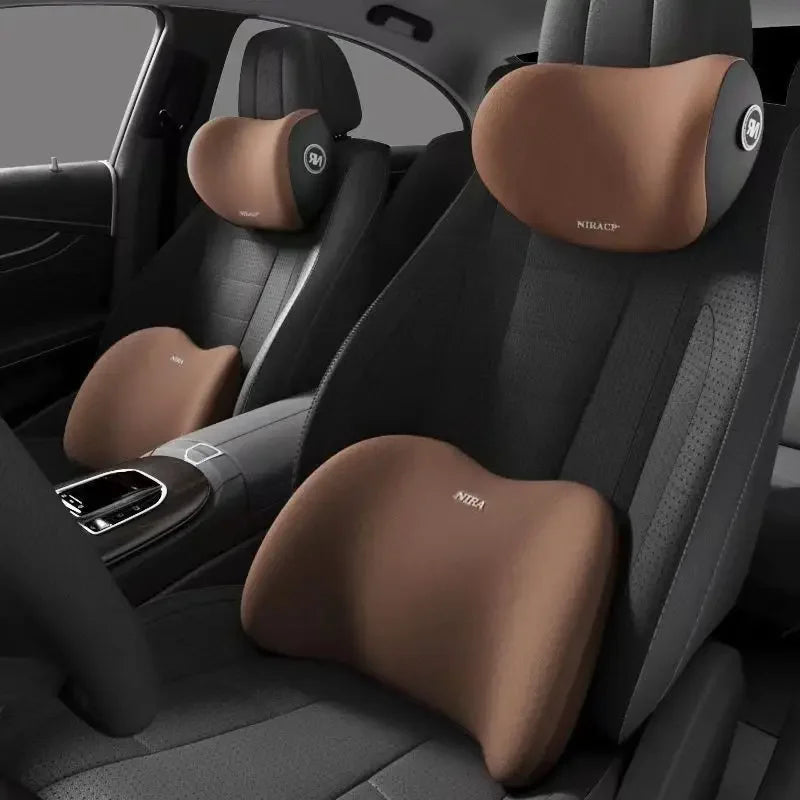 Car headrest, lumbar support, neck pillow, car cushion, driver's seat, lumbar support, lumbar support, lumbar support parts
